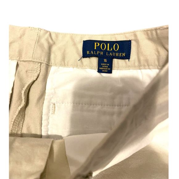 Boys Polo Ralph Lauren Khaki Pants - Picture 4 of 7